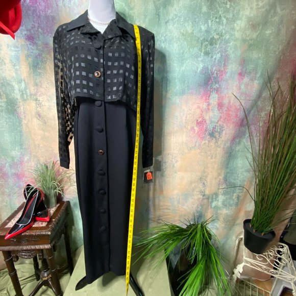 NWT📌Jaclyn Hart Vintage Buttoned through Dress - Picture 5 of 14